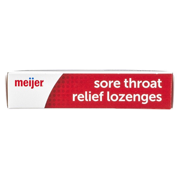 slide 16 of 29, Meijer Sore Throat Relief Lozenges Cherry, 18 ct