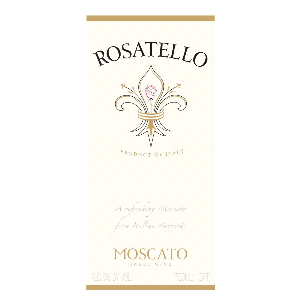 slide 2 of 5, Rosatello IGT Moscato, Italian White Wine, 750 mL Bottle, 25.36 fl oz