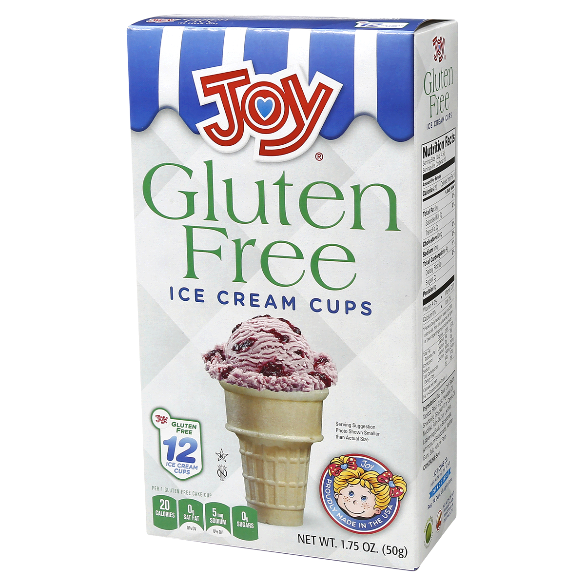 slide 7 of 7, Joy Gluten Free Ice Cream Cups, 12 ct; 1.75 oz