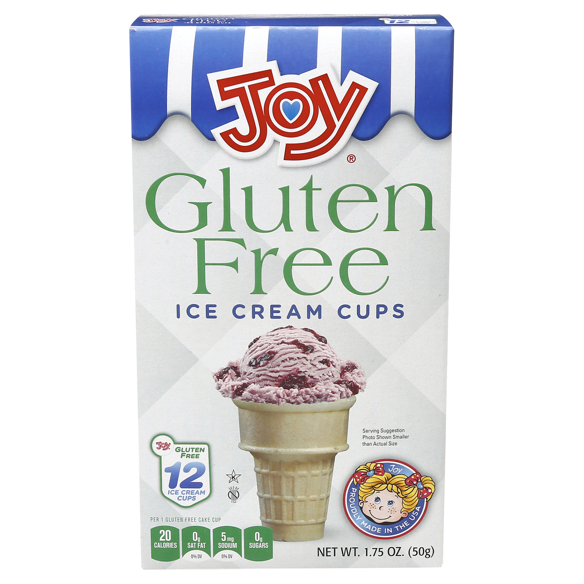 slide 1 of 7, Joy Gluten Free Ice Cream Cups, 12 ct; 1.75 oz