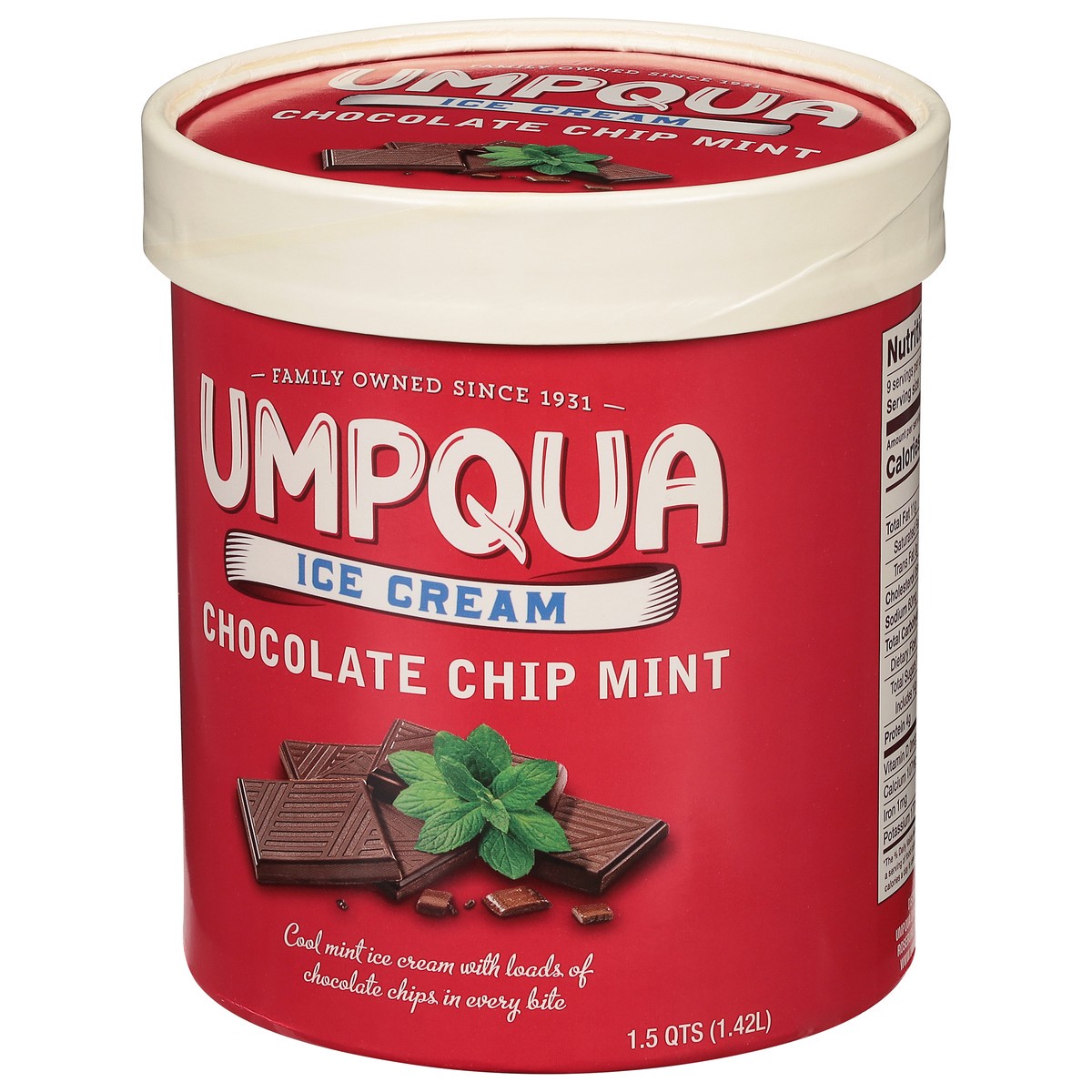 slide 4 of 9, Umpqua Chocolate Chip Mint Ice Cream 1.5 qt, 1.5 qt