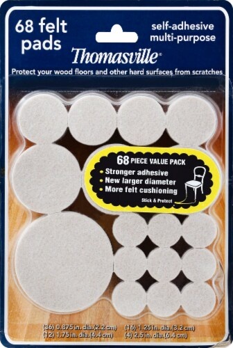 slide 1 of 1, Thomasville Felt Pads, 68 ct