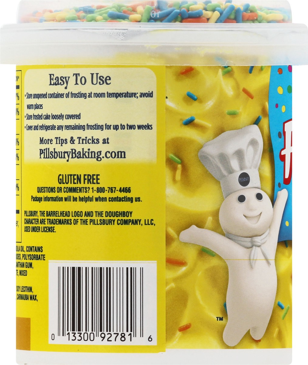 slide 8 of 13, Pillsbury Funfetti Neon Yellow Vanilla Frosting 15.6 oz, 15.6 oz