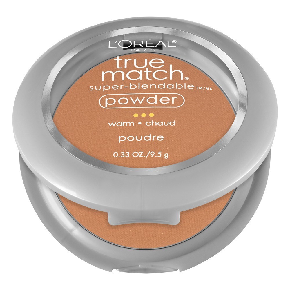 slide 4 of 40, L'Oréal L'Oreal Paris True Match Makeup Super Blendable Oil-Free Pressed Powder - W7 Caramel Beige - 0.33oz, 0.33 oz