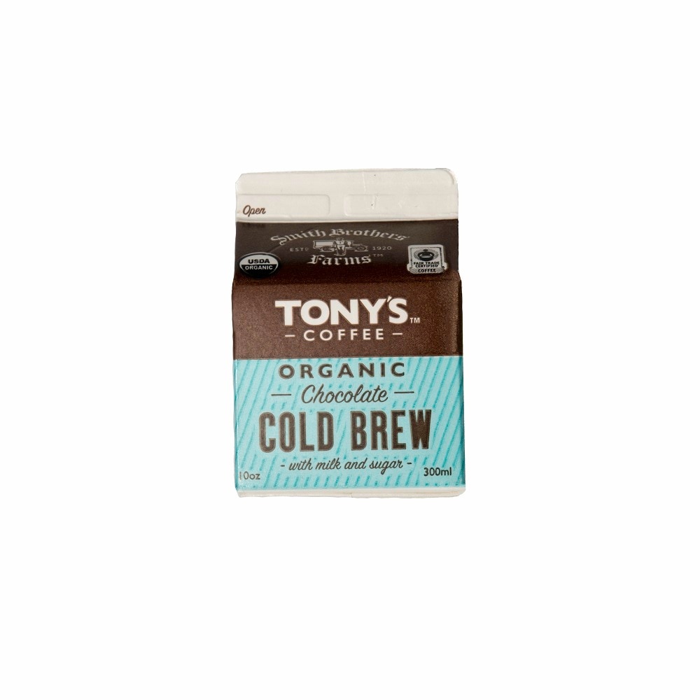 slide 1 of 1, Tony's Coffee Organic Chocolate Cold Brew, 10 oz