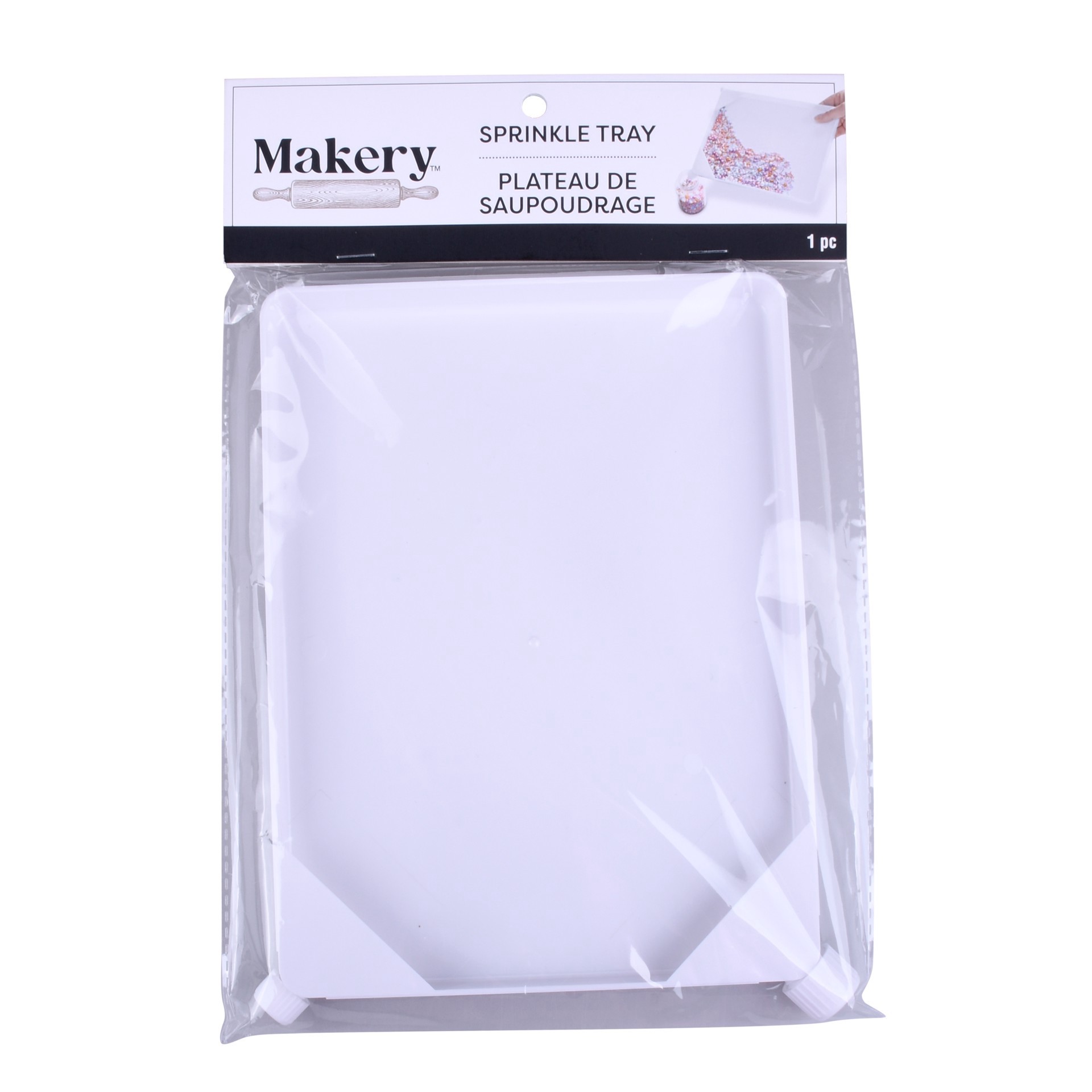 slide 2 of 4, 9" Sprinkle Tray By Makery, 8.9 in x 7.3 in x 0.5 in