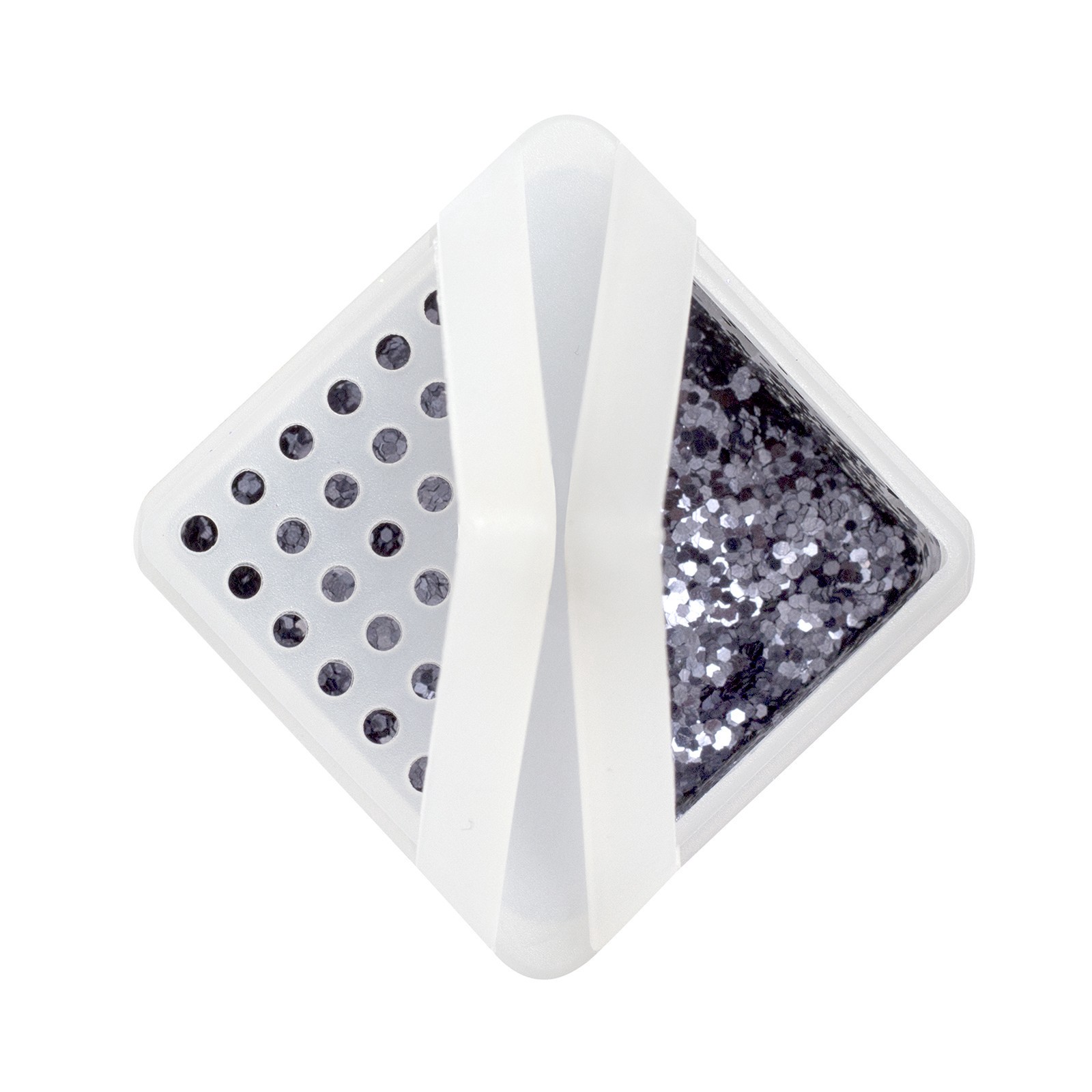 slide 3 of 5, Navy Chunky Glitter By Recollections, 5 oz