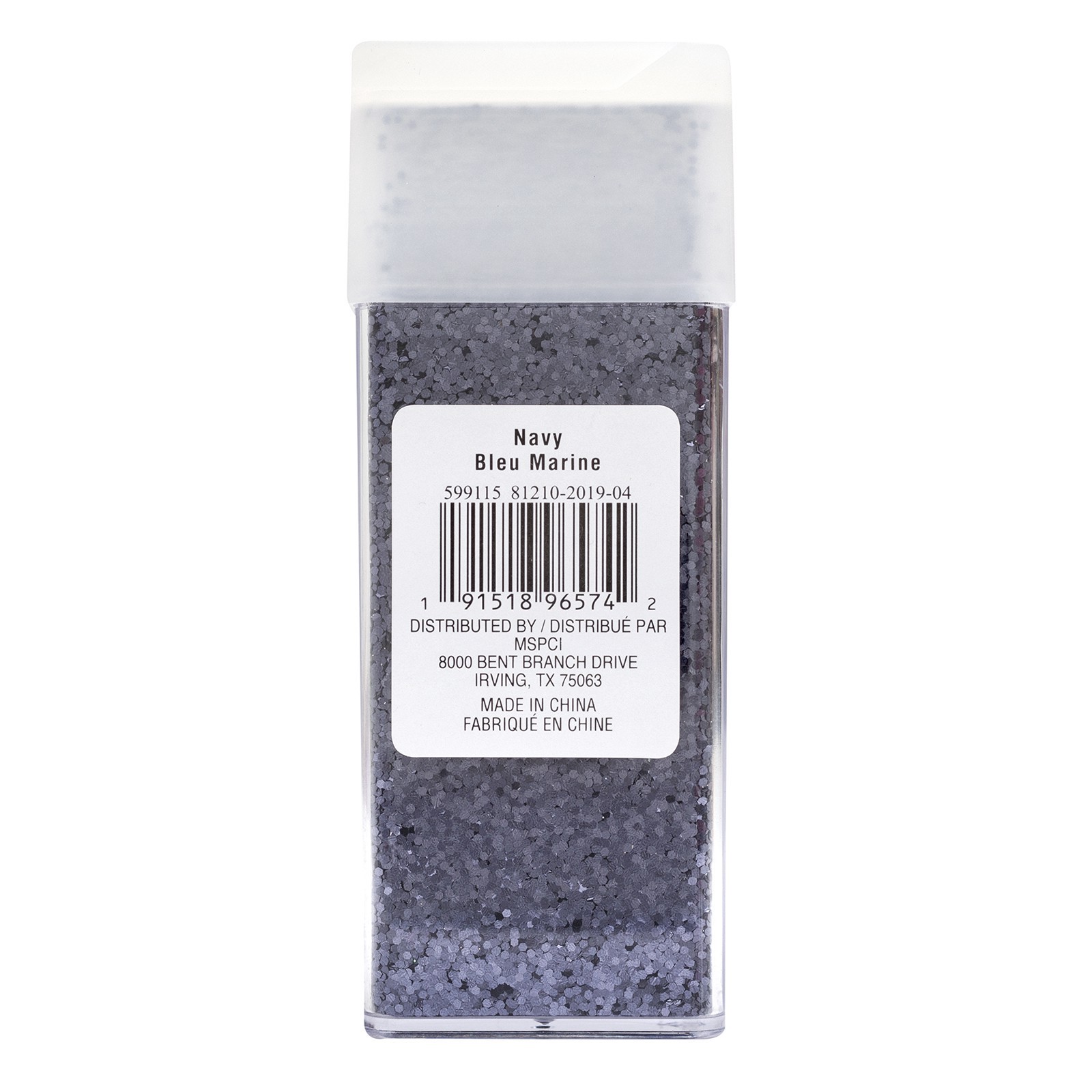 slide 2 of 5, Navy Chunky Glitter By Recollections, 5 oz