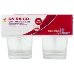 Giant On The Go Containers & Lids 8 oz