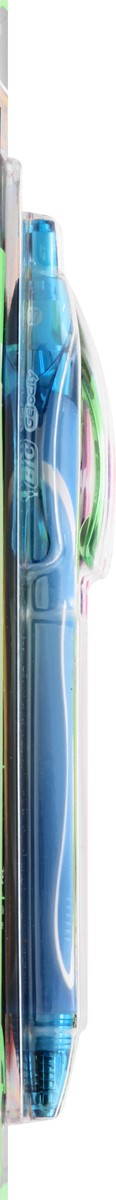 slide 8 of 9, BIC Gel-ocity Medium (0.7 mm) Quick Dry Assorted Gel Pen 4 ea, 4 ct