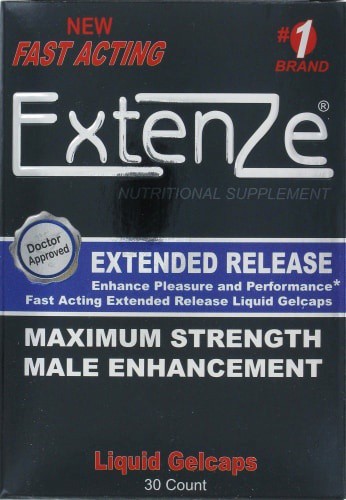 slide 1 of 1, Extenze Male Enhancement Liquid Gelcaps, 30 ct