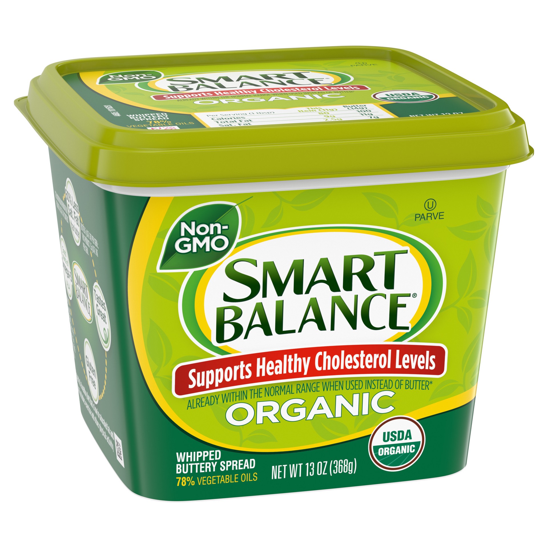 slide 2 of 5, Smart Balance Whipped Buttery Spread 13 oz, 13 oz