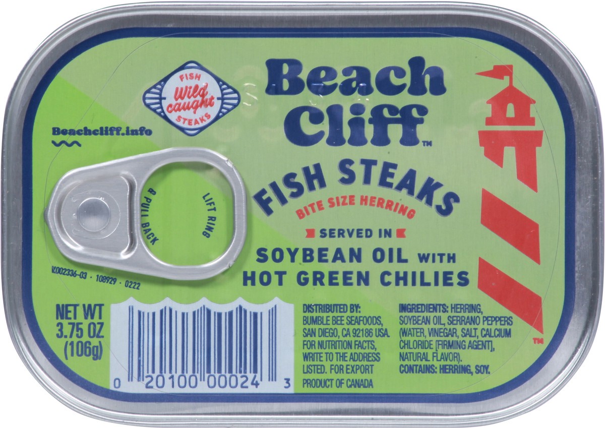 slide 6 of 9, Beach Cliff Fish Steaks w/Chili, 3.75 oz