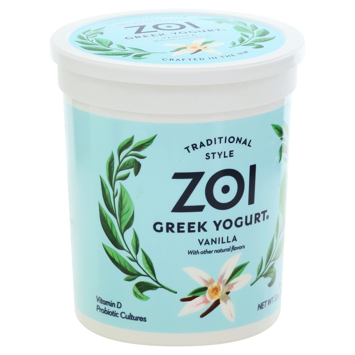 slide 10 of 13, Zoi Traditional Style Greek Vanilla Yogurt 32 oz, 32 oz