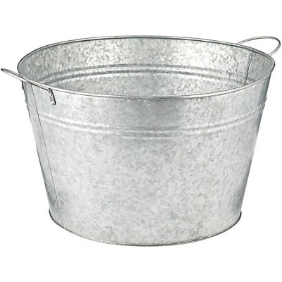 slide 1 of 1, Haven & Key Galvanized Party Bucket, 1 ct