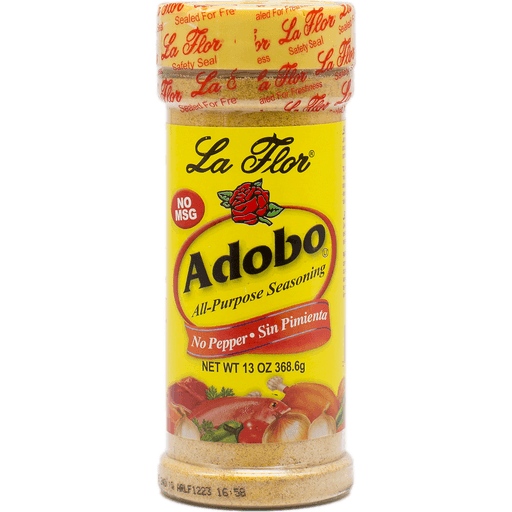 slide 1 of 1, La Flor Adobo No Pepper Lge, 13 oz