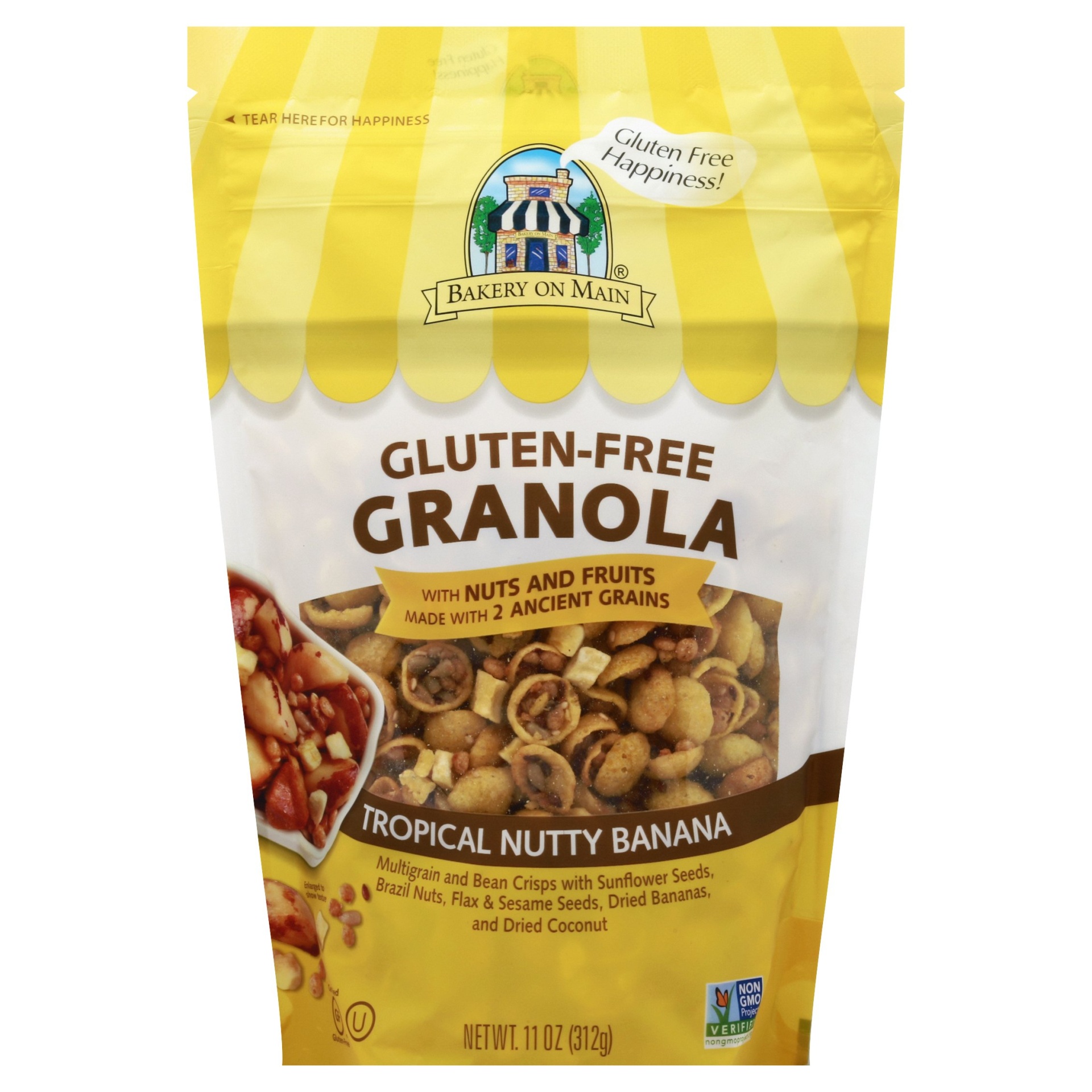 slide 1 of 1, Bakery on Main Gluten Free Tropical Nutty Banana Granola, 11 oz