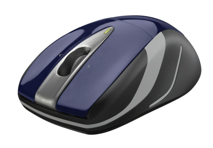 slide 5 of 5, Logitech M525 Wireless Mouse, Blue, 1 ct