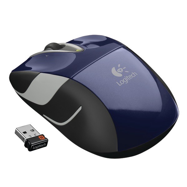 slide 1 of 5, Logitech M525 Wireless Mouse, Blue, 1 ct