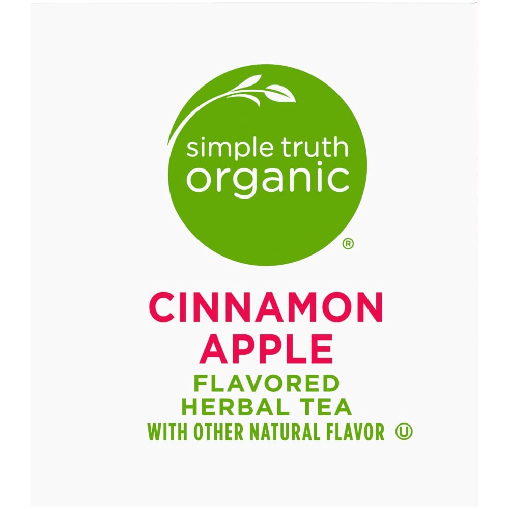 slide 4 of 5, Simple Truth Organic Cinnamon Apple Herbal Tea Bags, 20 ct