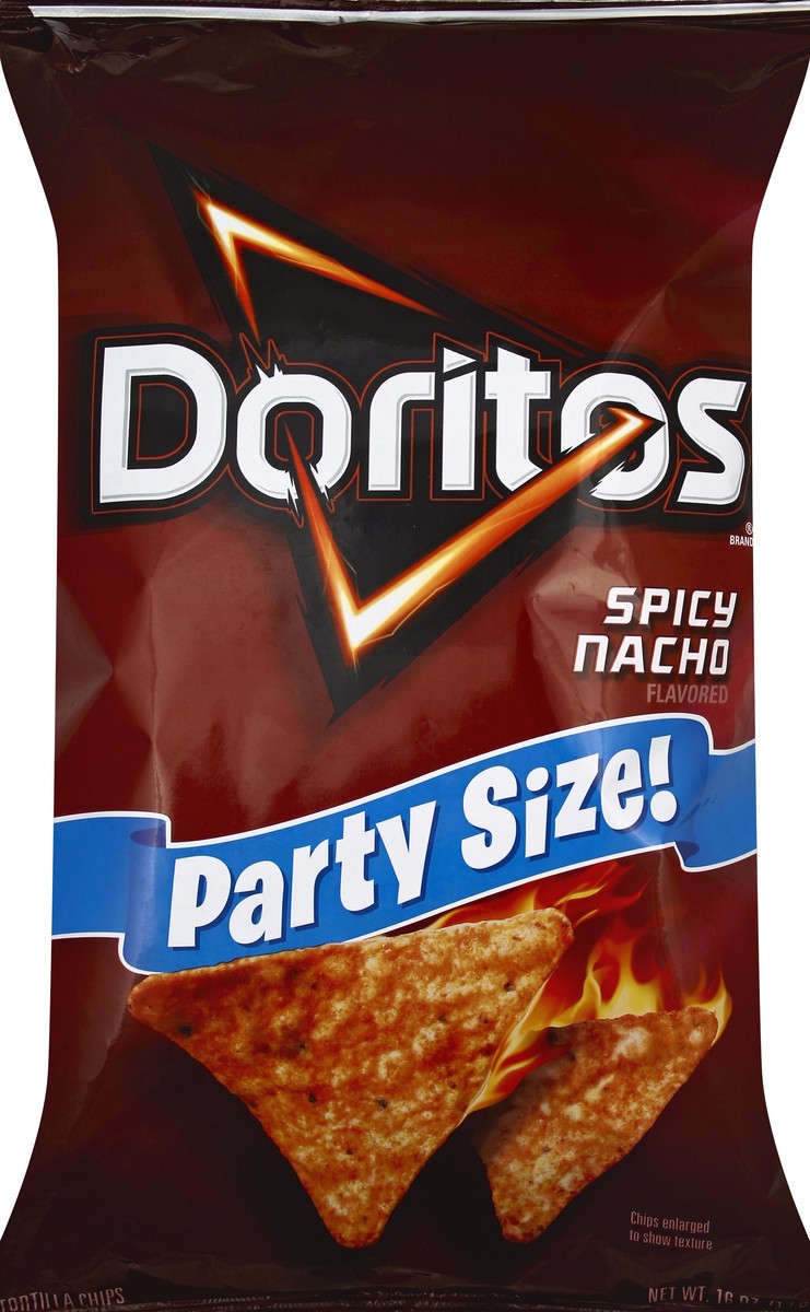 slide 5 of 5, Doritos Tortilla Chips 16 oz, 16 oz