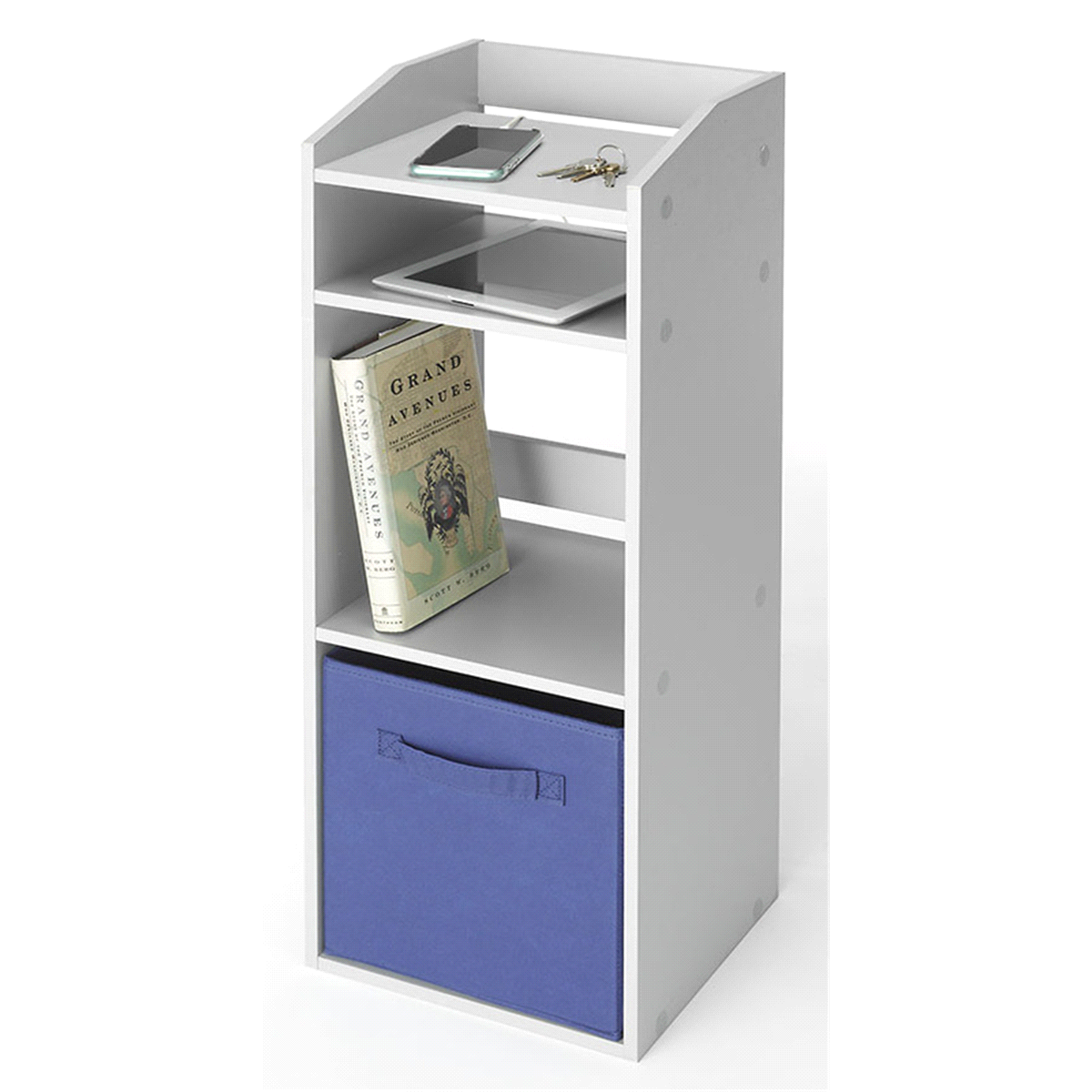 slide 1 of 1, Whitmor Multi-Section Organizer, Charging Station, Alloy Gray, 1 ct