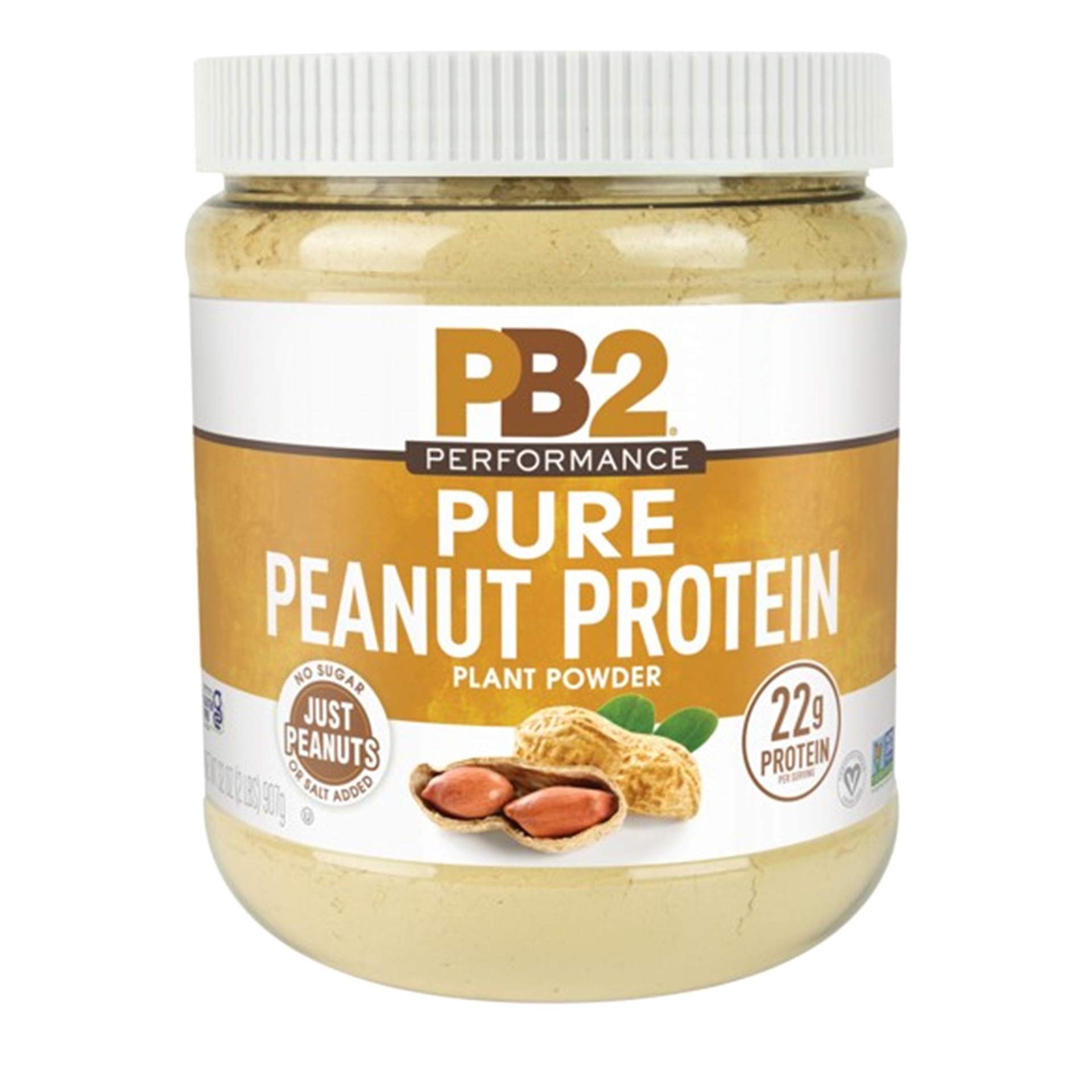 slide 1 of 5, PB2 Pure Peanut Protein Plant Powder., 32 oz