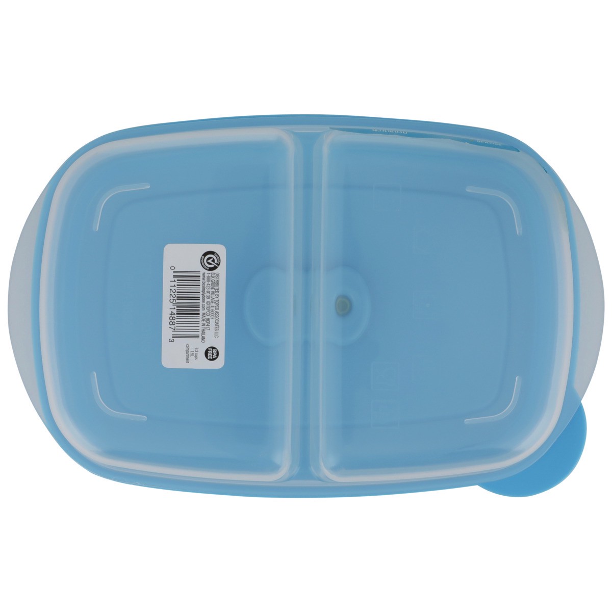 slide 8 of 8, Simply Done Durable Compartment Container & Lid, 50.7 fl oz