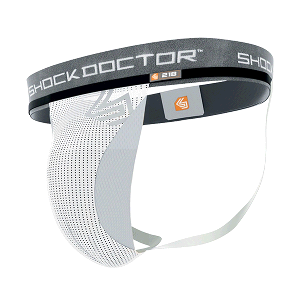 slide 1 of 1, Shock Doctor 218 Core Supporter With Cup Pocket, SM