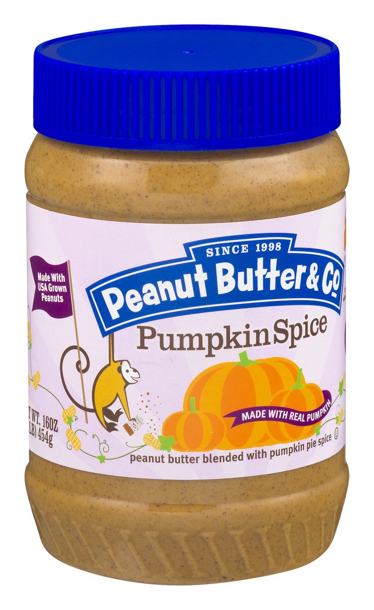 slide 8 of 9, Peanut Butter & Co. Blended with Pumpkin Pie Spice, 16 oz