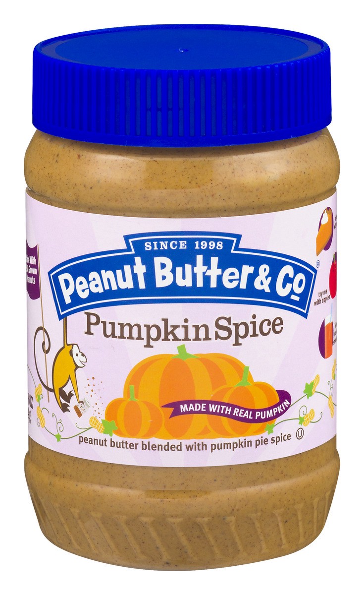 slide 1 of 9, Peanut Butter & Co. Blended with Pumpkin Pie Spice, 16 oz