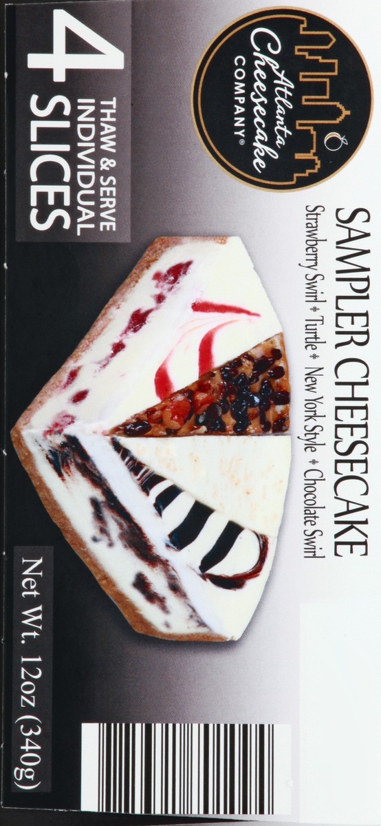 slide 10 of 13, Atlanta Cheesecake Company Atlanta Cheesecake Co. Sampler, 12 oz