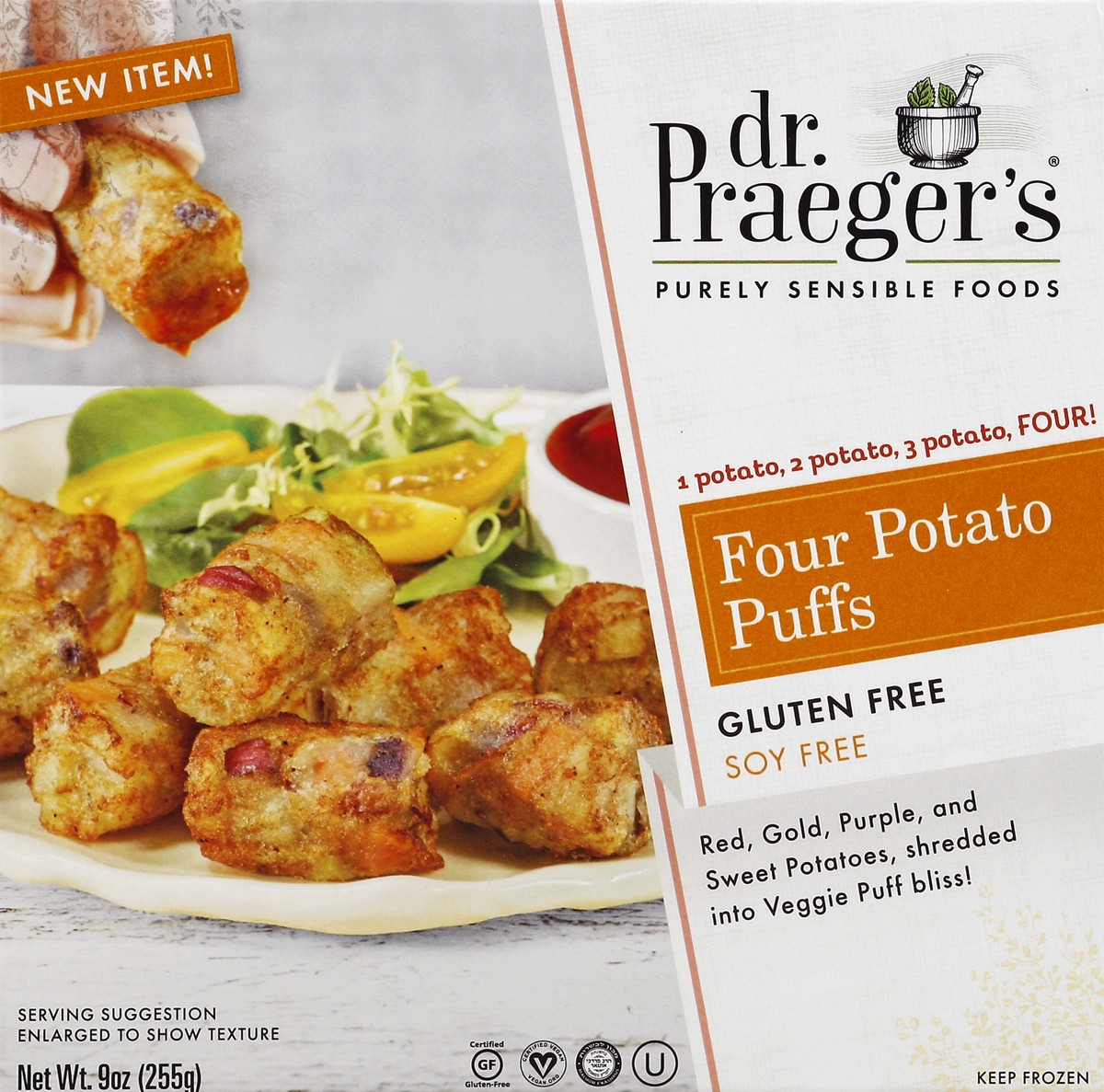 slide 2 of 4, Dr. Praeger's Four Potato Puffs 9 oz, 9 oz