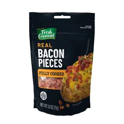 Fresh Gourmet Fully Cooked Real Bacon Pieces