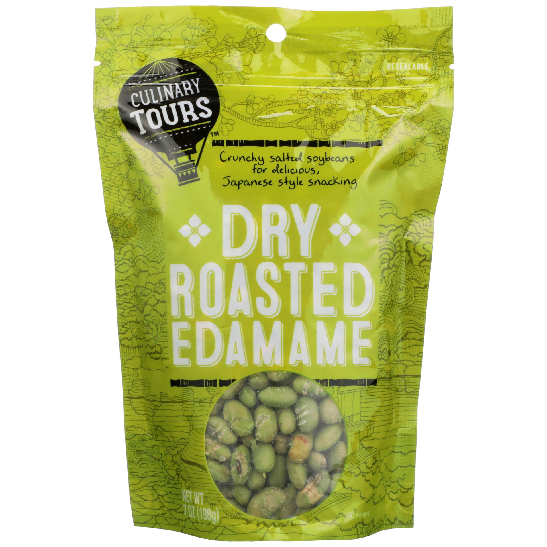 slide 1 of 6, Culinary Tours Dry Roasted Edamame, 7 oz