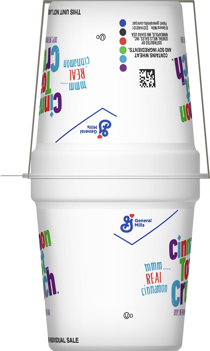 slide 2 of 9, Cinnamon Toast Crunch Breakfast Cereal, Crispy Cinnamon Cereal, Cereal Cups, 8 oz (4 Count), 4 ct