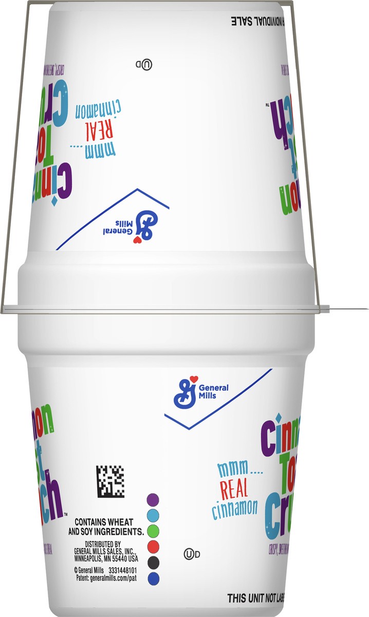 slide 6 of 9, Cinnamon Toast Crunch Breakfast Cereal, Crispy Cinnamon Cereal, Cereal Cups, 8 oz (4 Count), 4 ct