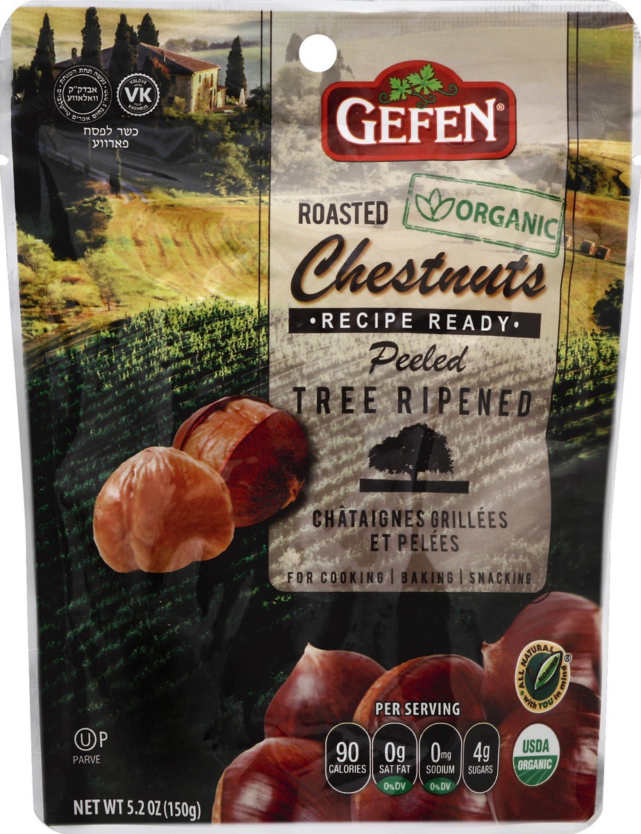 slide 2 of 2, Gefen Roasted & Peeled Whole Chestnuts 5.2 Ounces, 5.2 oz
