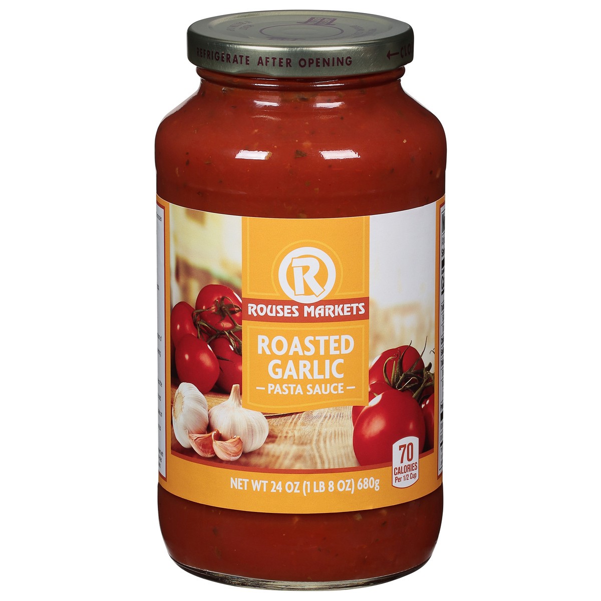 slide 2 of 4, Rouses Markets Roasted Garlic Pasta Sauce 24 oz, 24 oz