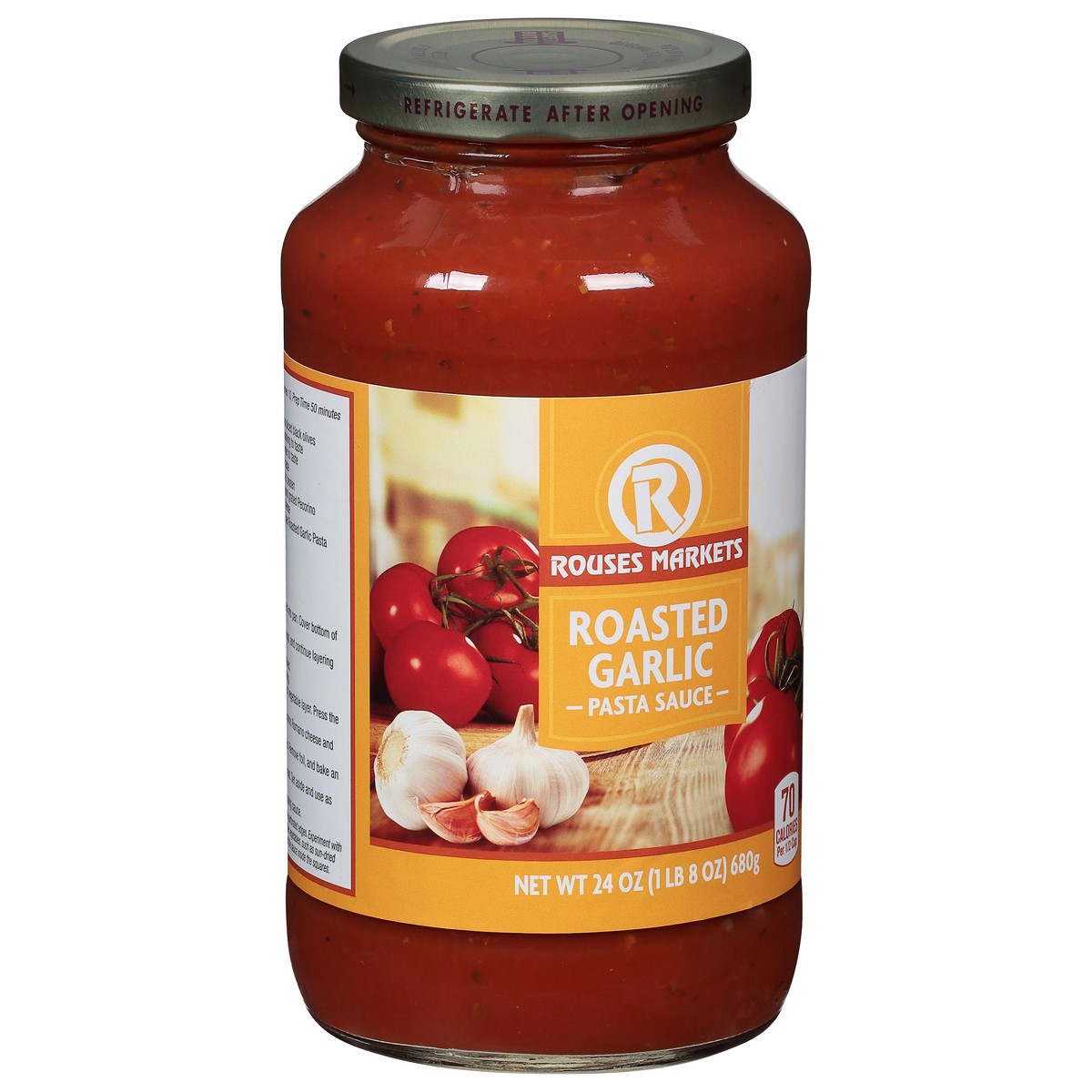 slide 4 of 4, Rouses Markets Roasted Garlic Pasta Sauce 24 oz, 24 oz