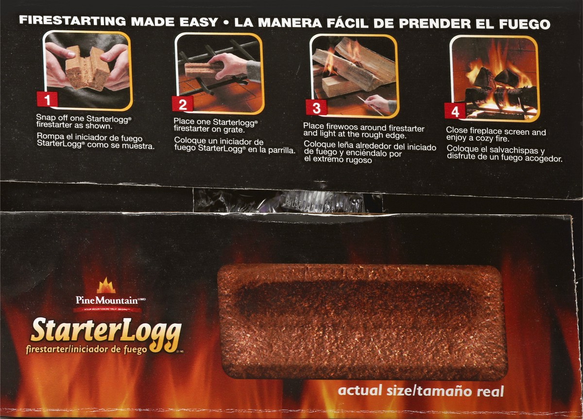 slide 5 of 8, Pine Mountain StarterLogg Fire Starter, 24 ct