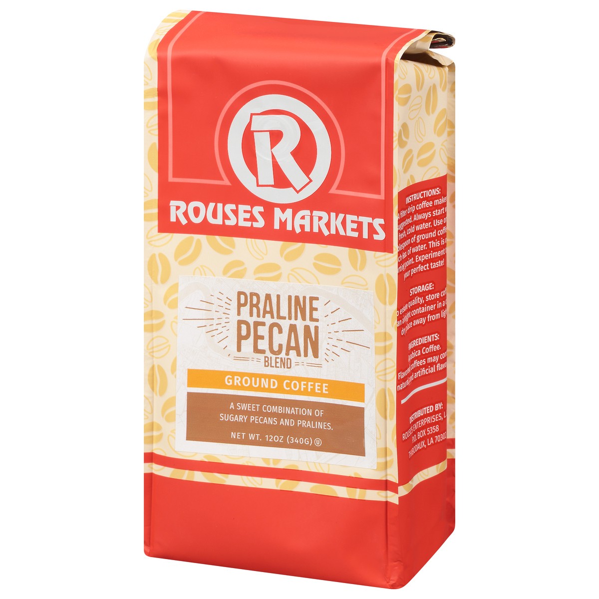 slide 4 of 4, Rouses Markets Praline Pecan Blend Ground Coffee 12 oz, 12 oz