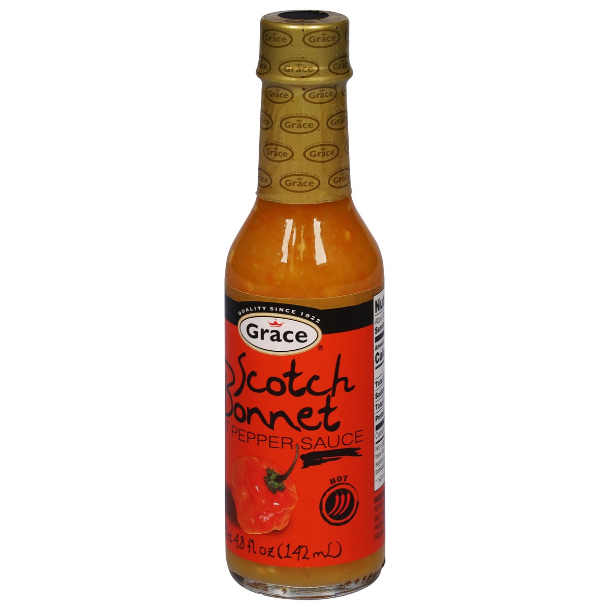 slide 6 of 9, Grace Scotch Bonnet Hot Pepper Sauce 4.8 fl oz, 4.8 fl oz