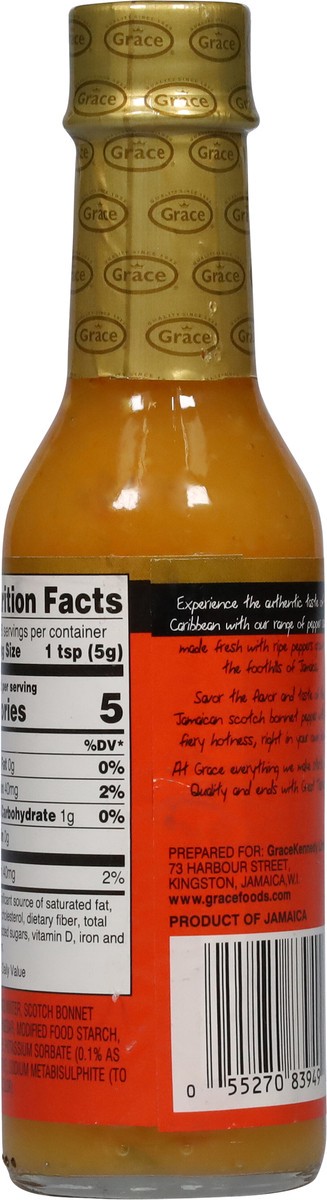 slide 9 of 9, Grace Scotch Bonnet Hot Pepper Sauce 4.8 fl oz, 4.8 fl oz