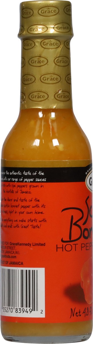 slide 4 of 9, Grace Scotch Bonnet Hot Pepper Sauce 4.8 fl oz, 4.8 fl oz