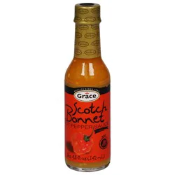 Grace Scotch Bonnet Hot Pepper Sauce 4.8 fl oz