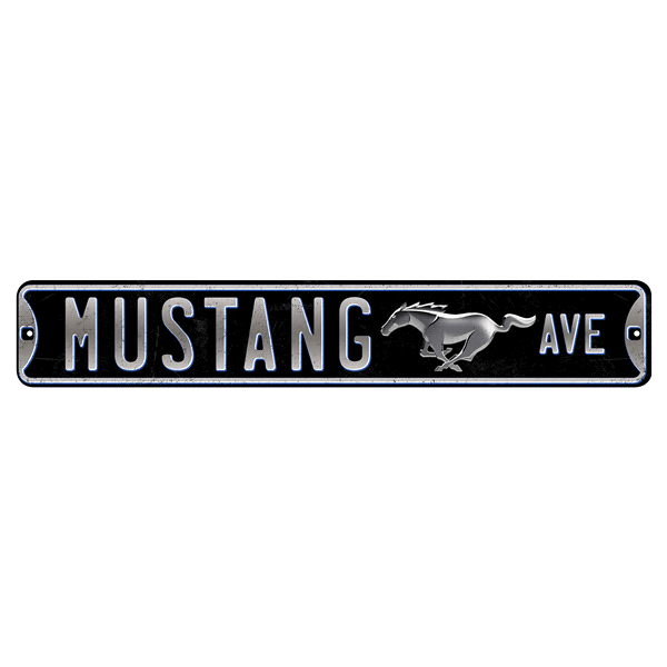 slide 1 of 1, Open Road Mustang Ave Metal Street Sign, 1 ct