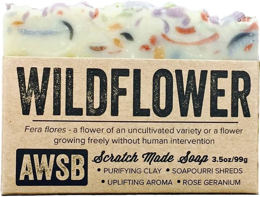 slide 1 of 1, A Wild Soap Bar Wildflower Bar Soap, 3.5 oz