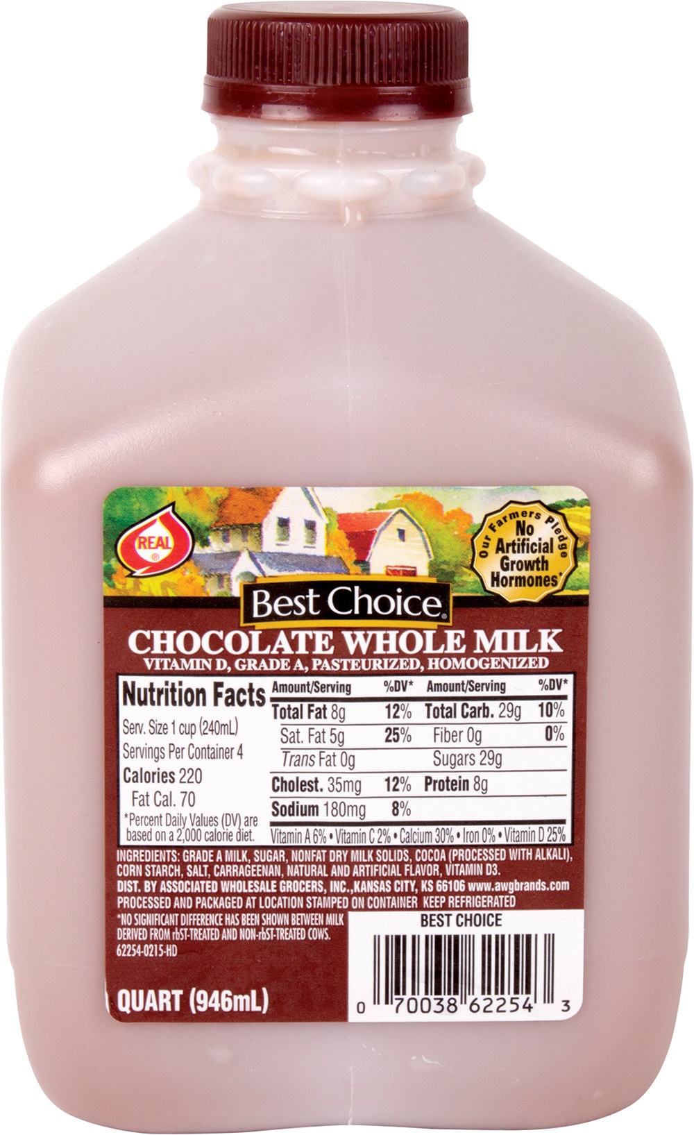 slide 1 of 1, Best Choice Chocolate Milk, 32 fl oz