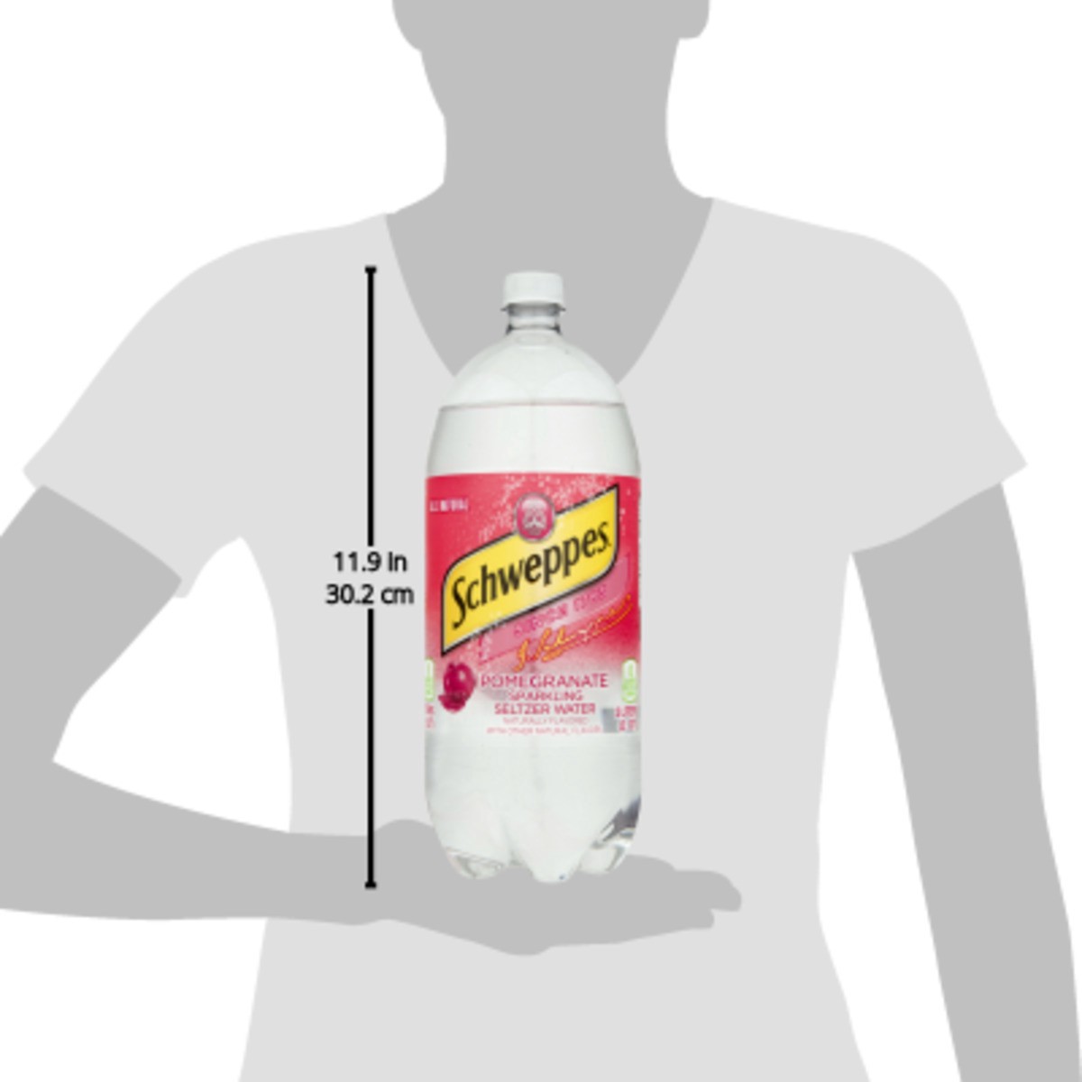 slide 3 of 9, Schweppes Pomegranate Sparkling Seltzer Water- 2 liter, 2 liter